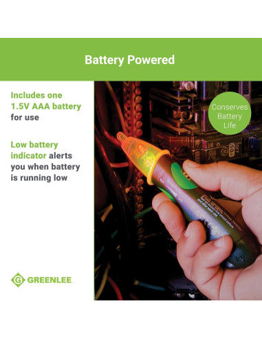 Detector de Voltaje No Contacto Greenlee GT-16, 5-1000V AC