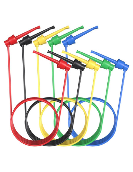 Clips de Gancho de Prueba Goupchn 5PCS Silicona 50cm