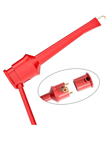 Clips de Gancho de Prueba Goupchn 5PCS Silicona 50cm