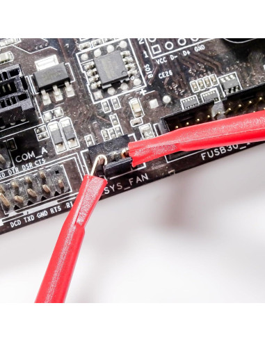 Clips de Gancho de Prueba Goupchn 5PCS Silicona 50cm