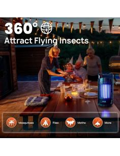 Zapper de Insectos Inalámbrico Praxse BZ-4000 12h Batería 2