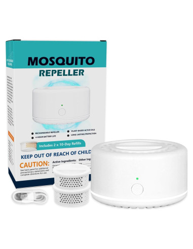 Repelente Electrónico de Mosquitos Tekola con 2 Recargas