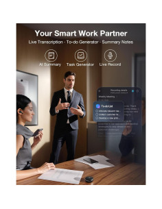 Auriculares Grabadores de Voz viaim RecDot AI - 48dB ANC, 36h Batería 2