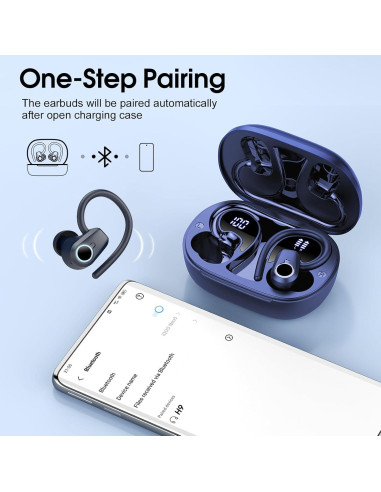 Auriculares Inalámbricos Bluetooth 5.3 Poounur H9 50H Estéreo