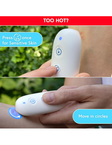 Dispositivo Alivio Picaduras Insectos iProven - Reutilizable, Modo Dual