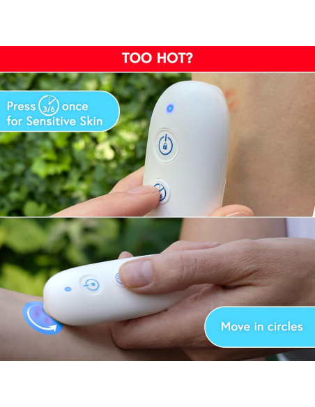 Dispositivo Alivio Picaduras Insectos iProven - Reutilizable, Modo Dual