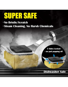 Cepillo de Parrilla GRILLART Sin Cerda 43 cm Accesorios BBQ 2