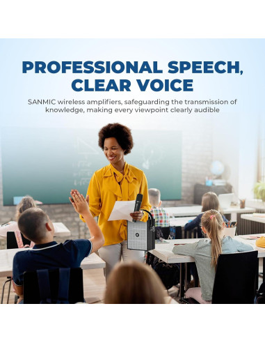 Amplificador de Voz Inalámbrico SANMIC S98 Pro 40W Bluetooth
