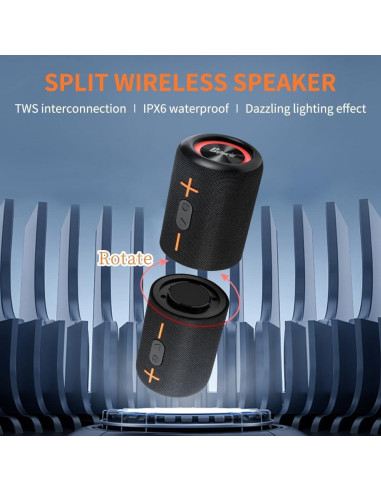 Altavoz Bluetooth Portátil Impermeable CYBORIS S10 20W 24H