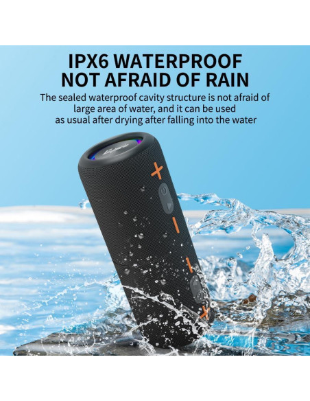 Altavoz Bluetooth Portátil Impermeable CYBORIS S10 20W 24H