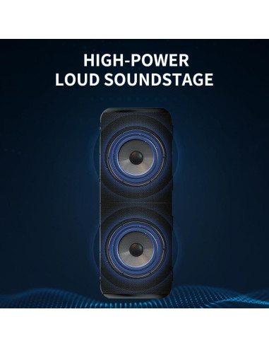 Altavoz Bluetooth Portátil Impermeable CYBORIS S10 20W 24H