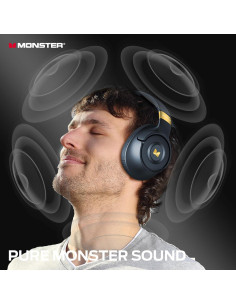 Auriculares Monster Persona SE ANC Bluetooth 60h Azul 2