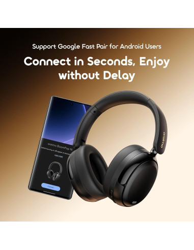 Auriculares Inalámbricos Oraimo OHP-915N con ANC, 65H Reproducción