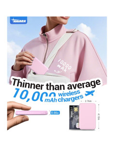 Cargador Portátil Magnético 10000mAh HAIARA para iPhone 16/15/14/13/12 2