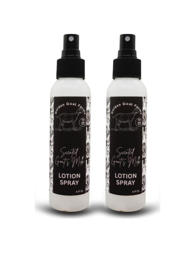 Loción en Spray Hidratante Golden Goat Farms Calabaza y Pistacho 226.8 g (2 Paquetes)