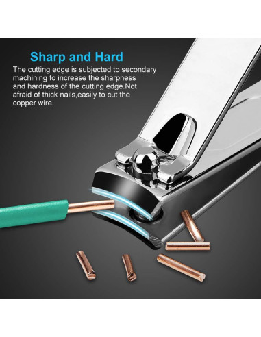 Kit de Manicura Yougai 18 Piezas Acero Inoxidable Negro