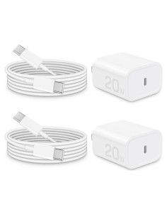 Cargador Rápido 20W PD USB-C para iPhone 15/16 y iPad