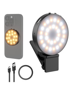Luz Selfie LED NEEWER NL32R Magnética para iPhone y Laptops