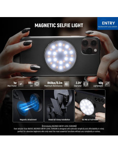 Luz Selfie LED NEEWER NL32R Magnética para iPhone y Laptops 2