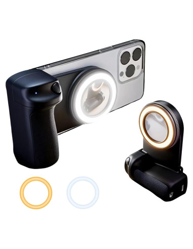 Anillo de Luz Selfie LED Recargable Owfeel con Control Remoto