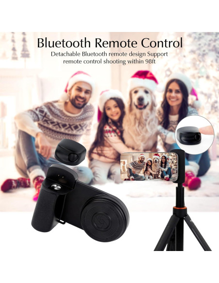 Anillo de Luz Selfie LED Recargable Owfeel con Control Remoto