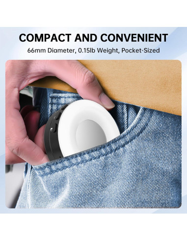 Luz de Selfie Magnética IUDSMKO con Espejo y LED Ajustable