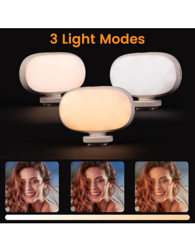 Clip de Luz para Teléfono aLLreLi - Luz de Selfie 600mAh 3 Modos