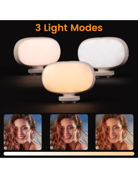 Clip de Luz para Teléfono aLLreLi - Luz de Selfie 600mAh 3 Modos