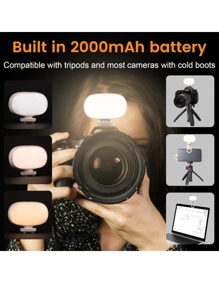 Clip de Luz para Teléfono aLLreLi - Luz de Selfie 600mAh 3 Modos