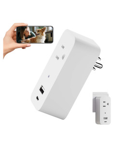 Cámara Enchufe Inalámbrica 1080P InCliick con SD 32GB