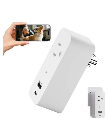 Cámara Enchufe Inalámbrica 1080P InCliick con SD 32GB