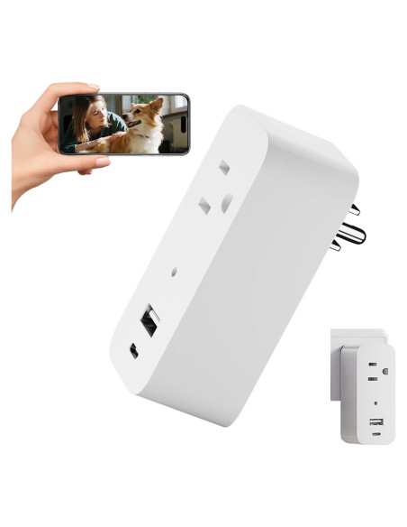 Cámara Enchufe Inalámbrica 1080P InCliick con SD 32GB