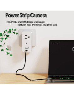 Cámara Enchufe Inalámbrica 1080P InCliick con SD 32GB 2