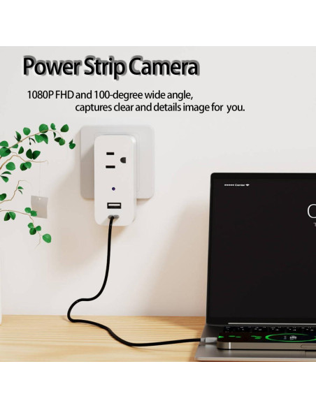 Cámara Enchufe Inalámbrica 1080P InCliick con SD 32GB