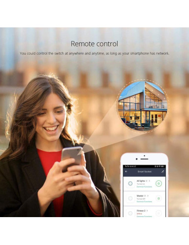 Enchufe Inteligente WiFi ngnsky 16A Control por App y Voz
