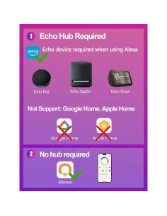 Bombilla Inteligente iLC LED 14W RGB + Blanco Cálido 2700K - Paquete de 4 2