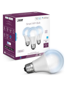 Bombillas LED Inteligentes Feit Electric 5000K Luz Diurna - Paquete de 3