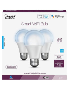 Bombillas LED Inteligentes Feit Electric 5000K Luz Diurna - Paquete de 3 2