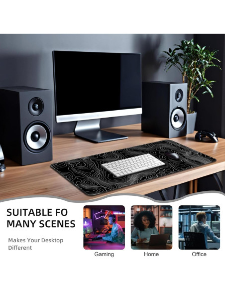 Alfombrilla de Ratón Gaming BZU XL 80cm x 30cm Antideslizante