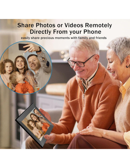 Marco de Fotos Digital WiFi SSINI 10.1" HD 1280x800 32GB