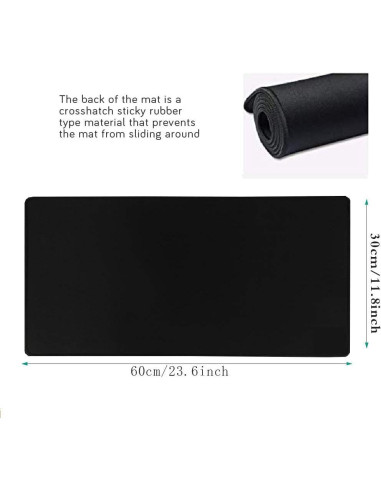 Alfombrilla de Ratón Gaming YEBMoo XL 60x30 cm Resistente al Agua