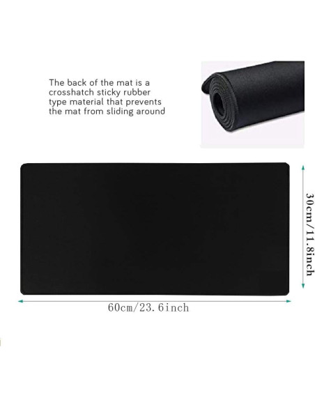 Alfombrilla de Ratón Gaming YEBMoo XL 60x30 cm Resistente al Agua