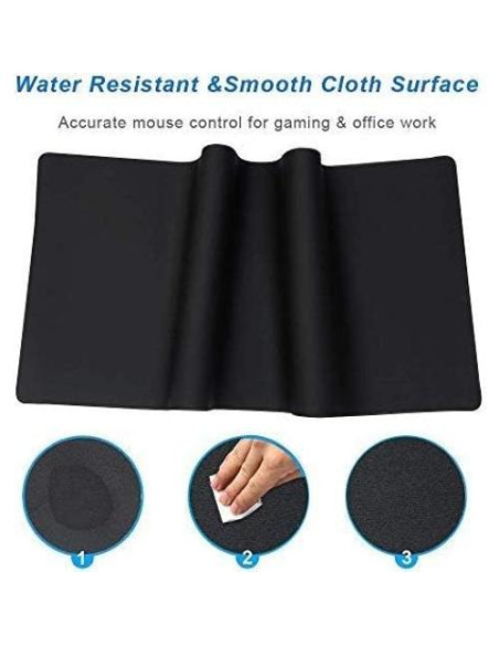 Alfombrilla de Ratón Gaming YEBMoo XL 60x30 cm Resistente al Agua