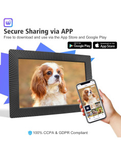 Marco de Fotos Digital TMC 10.1" WiFi Pantalla Táctil HD 2