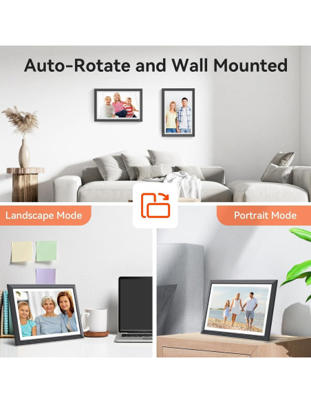 Marco Digital de Fotos TOLOVE 10.1" WiFi 16GB Pantalla HD