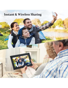 Marco de Fotos Digital AEEZO 10.1" WiFi 32GB Pantalla Táctil 2