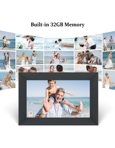 Marco de Fotos Digital AEEZO 10.1" WiFi 32GB Pantalla Táctil