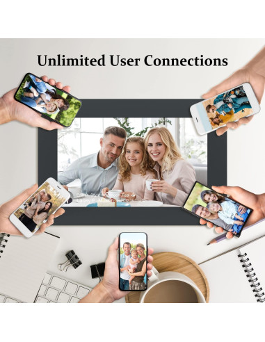 Marco de Fotos Digital AEEZO 10.1" WiFi 32GB Pantalla Táctil