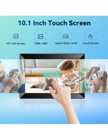 Marco Digital WiFi LOOFII 10.1" Pantalla IPS 1280x800 16GB