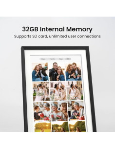 Marco de Fotos Digital WiFi SKYRHYME 15.6" 32GB IPS Full HD 2
